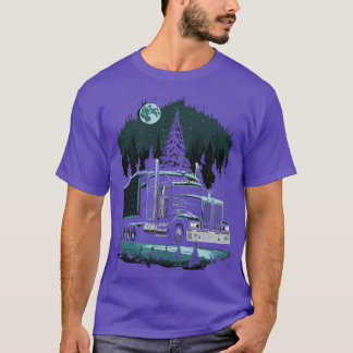 Camiseta Navidades de Hauling Holiday Cheer SemiTruck