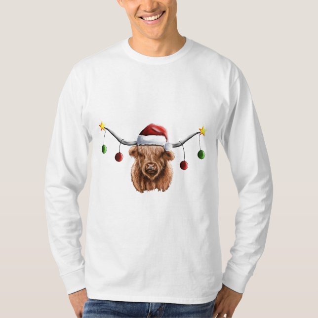 Camiseta Navidades de Have a Merry Hielan Coo (Anverso)