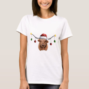Camiseta Navidades de Have a Merry Hielan Coo