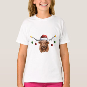 Camiseta Navidades de Have a Merry Hielan Coo
