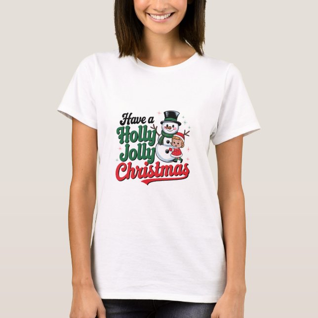 Camiseta Navidades de Have Holly Jolly (Anverso)