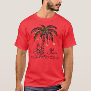 Camiseta Navidades De Hawái De Mele Kalikimaka En Julio En 