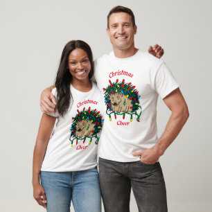 Camiseta Navidades de Hedgehog animan la diversión
