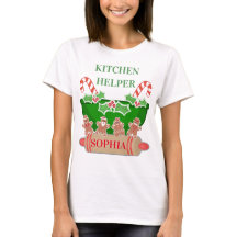 Navidades de Helper Nombre personalizado T-Shirt