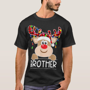 Camiseta Navidades de Hermanos Radicales Rojos Luminosos
