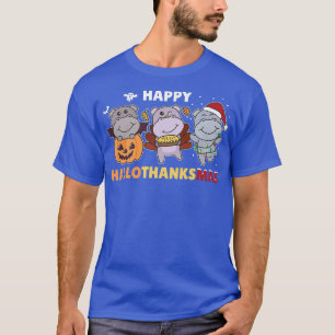 Camiseta Navidades de Hippo Disstume de Halloween Feliz Hal