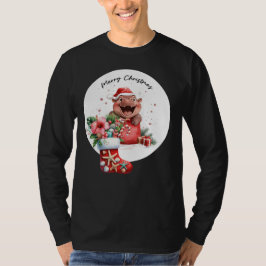 Camiseta Navidades de Hippo para amantes de los animales