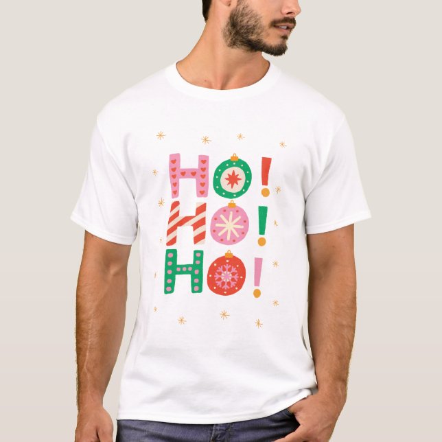 Camiseta Navidades de Ho-ho-ho (Anverso)