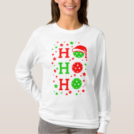 Camiseta Navidades de Ho, Ho Pickleball