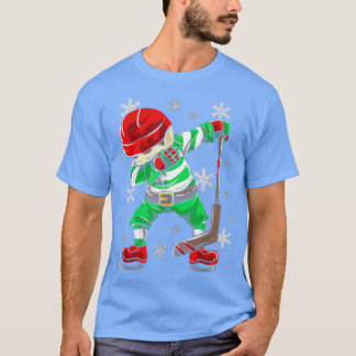 Camiseta Navidades de hockey sobre hielo Dabbing Squad deco