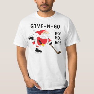 Camiseta Navidades de Hockey sobre patines de Santa Patinaj