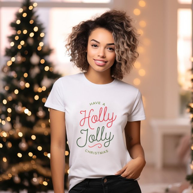 Camiseta Navidades de Holly Jolly (Subido por el creador)