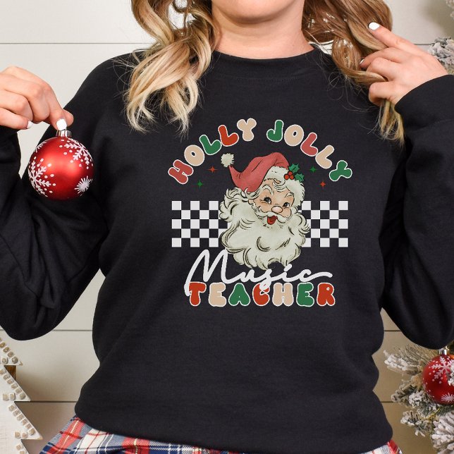 Camiseta Navidades de Holly Jolly Music Teacher (Subido por el creador)