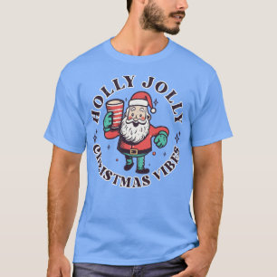 Camiseta navidades de holly jolly Vibes 1