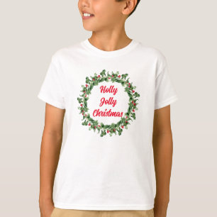 Camiseta Navidades de Holly Red Berry Jolly