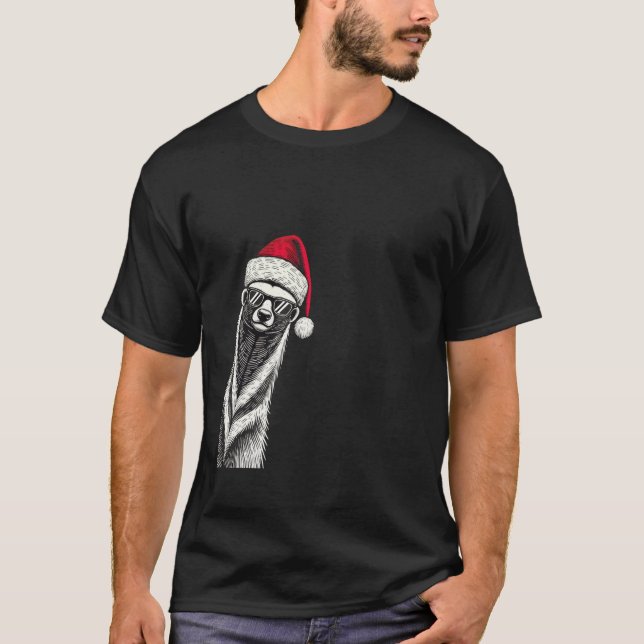 Camiseta Navidades de Honey Badger Papá Noel (Anverso)