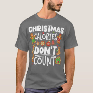 Camiseta Navidades de horneado Calorie Cupcake Gingerbread