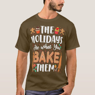 Camiseta Navidades de horneado pastelería Cookie Gingerbrea