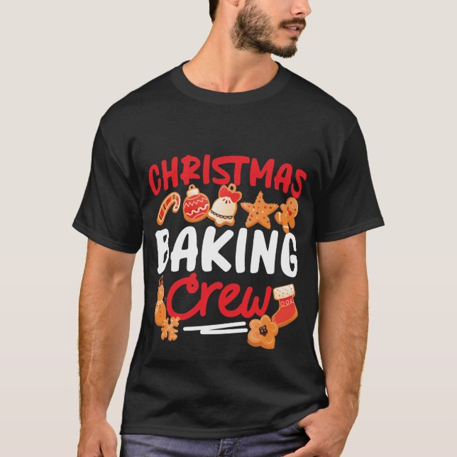 Camiseta Navidades de hornear Creadores Gingerbread Man (Anverso)