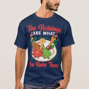 Camiseta Navidades De Hornear Gingerbread Man