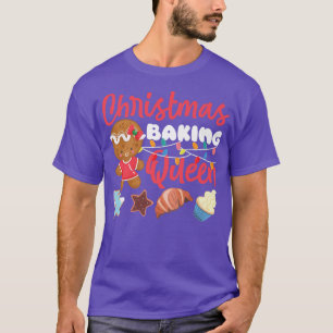 Camiseta Navidades de hornear pan de jengibre hombre reina 