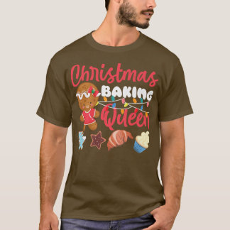 Camiseta Navidades de hornear pan de jengibre hombre reina