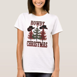 Camiseta Navidades de Howdy, Navidades de Country Howdy