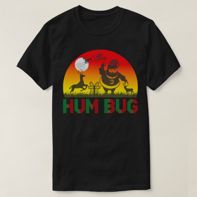Camiseta Navidades de Hum Bug (Diseño del anverso)