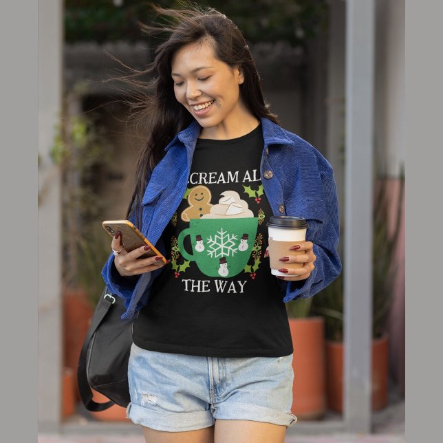 Camiseta Navidades De Icecream All Way (Subido por el creador)