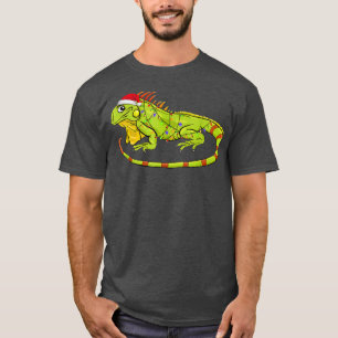 Camiseta Navidades de Iguana iluminan divertidos animales d