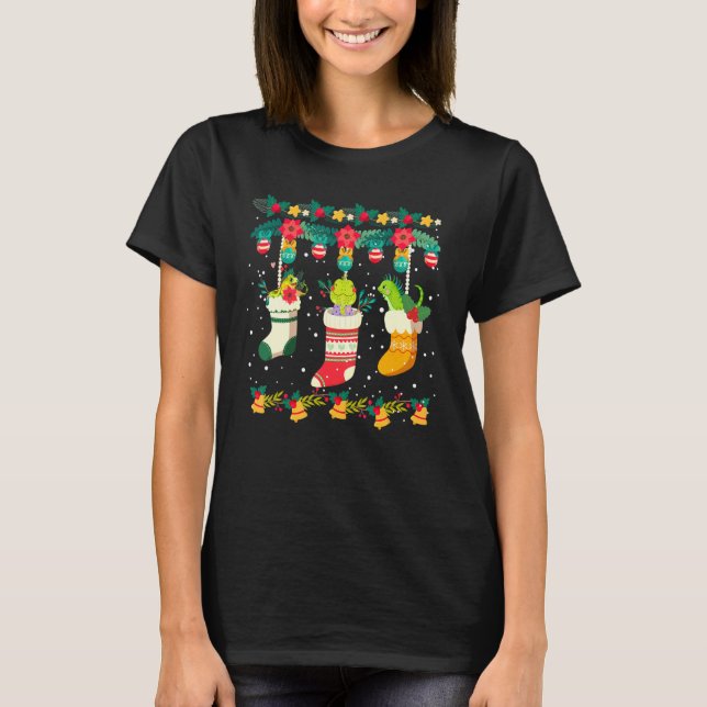 Camiseta Navidades de Iguana Stocks X Mas Iluminan Pajama M (Anverso)
