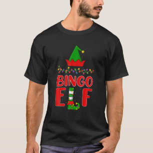 Camiseta Navidades de iluminación familiar Bingo Elf Matchi
