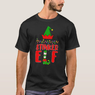 Camiseta Navidades de iluminación familiar Stinker Elf Matc
