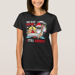 Camiseta Navidades De Informe De Mitad De Año En Julio Muje