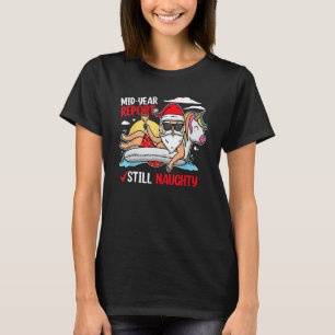 Camiseta Navidades De Informe De Mitad De Año En Julio Muje