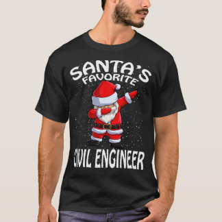 Camiseta Navidades de Ingeniería Civil Favoritos de Santas