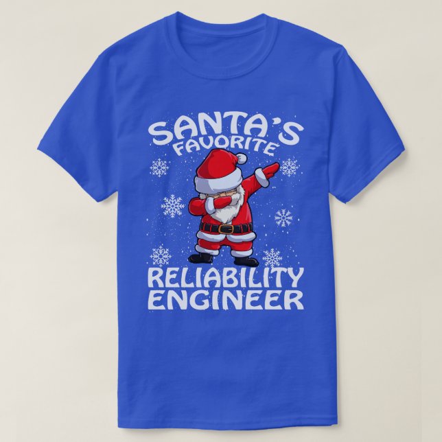 Camiseta Navidades de Ingenieros de Confiabilidad Favoritos (Diseño del anverso)
