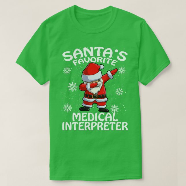 Camiseta Navidades de intérpretes médicos favoritos de los  (Diseño del anverso)
