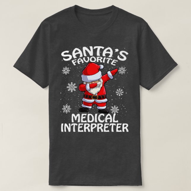Camiseta Navidades de intérpretes médicos favoritos de los  (Diseño del anverso)