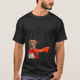 Camiseta Navidades de invierno de Pitbull Dog Mascota Perro