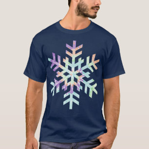 Camiseta Navidades de invierno de Tie Dye Snowflake