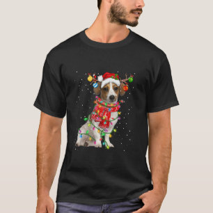 Camiseta Navidades de Jack Russell Terrier iluminan el amor