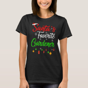 Camiseta Navidades de jardineros favoritos de Santa Lucía