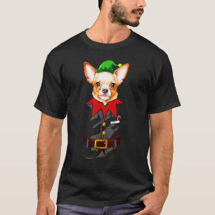 Camiseta Navidades De Jóvenes Perros De Chihuahua Tee Xmas