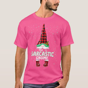 Camiseta Navidades de juego de manchas de búfalo de gnomo s