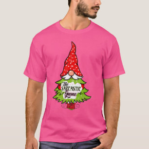 Camiseta Navidades de juego de manchas de búfalo de gnomo s