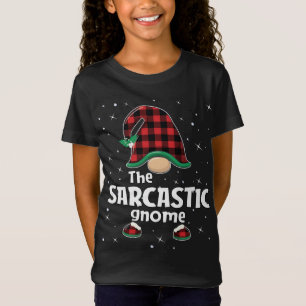 Camiseta Navidades de juego de manchas de búfalo de gnomo s