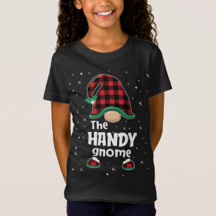 Camiseta Navidades de juego de manchas de búfalo Gnome Paja