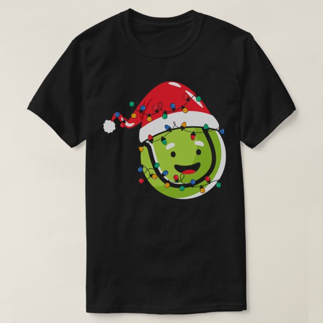 Camiseta Navidades de juego de palabras navidades bombilla  (Diseño del anverso)