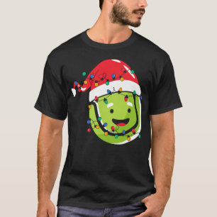 Camiseta Navidades de juego de palabras navidades bombilla